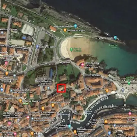 Babilonia, En Tranquilo Y Centrico A 150m De La Playa Del Sablon Lägenhet Llanes